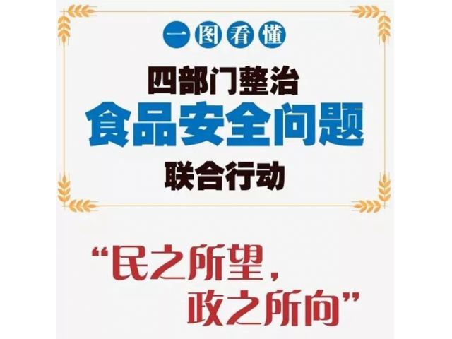 一圖看懂 四部門整治食品安全聯(lián)合行動(dòng)